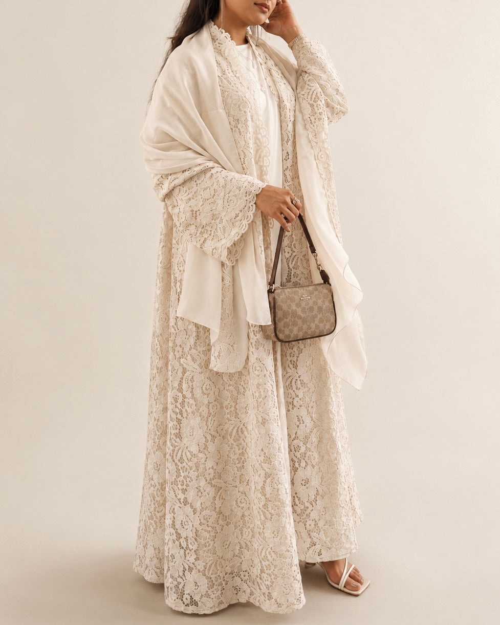 Vanilla Rose Abaya Set
