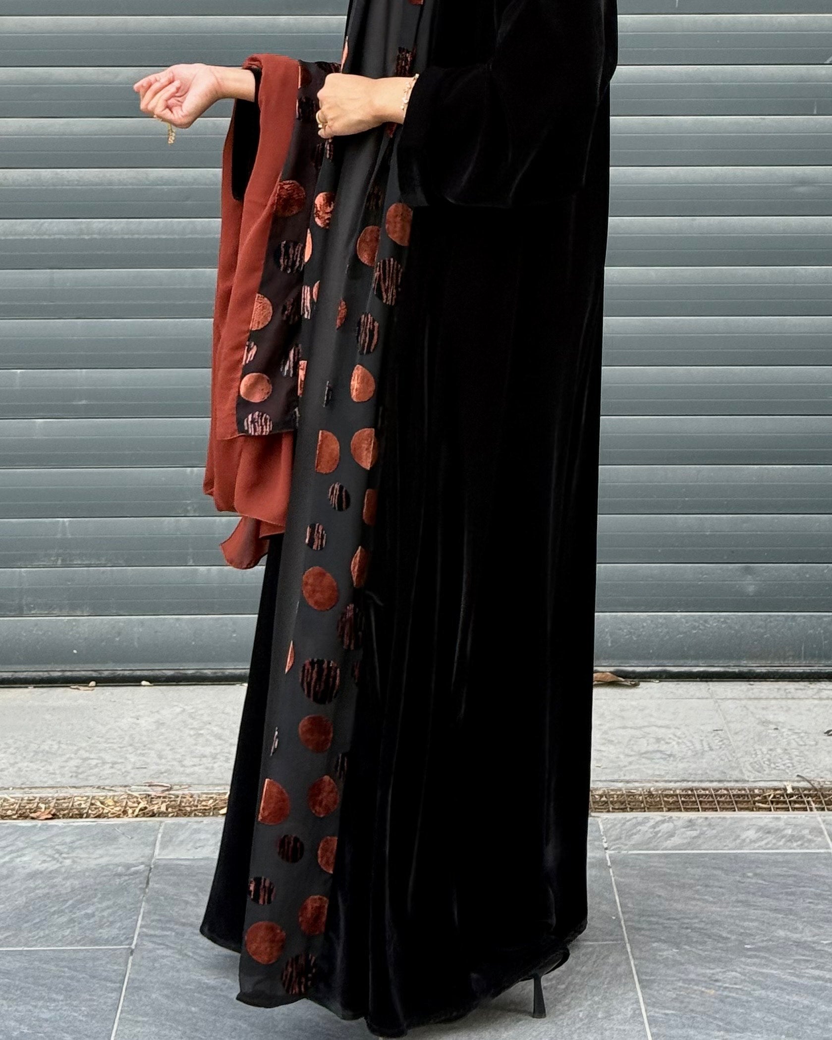 Velvet Dusk Abaya Set